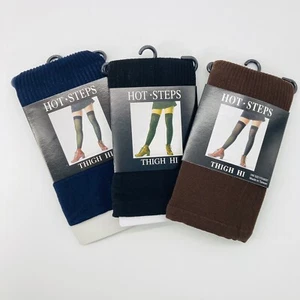 Hot Steps Thigh High Stocking Tights One Size Fits Most 4’10-5’8 95-160lbs New - Picture 1 of 16