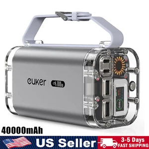 40000mAh Portable Power Bank PD 100W Laptop Phone Charger Battery Backup - Picture 1 of 8