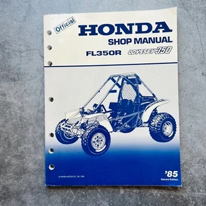 Official Honda Shop Manual FL350R Odyssey 350 Manual 1985 Second Edition - Picture 1 of 8