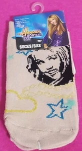 Hannah Montana Miley Cyrus Disney Channel Socks Pair Y2K New - Picture 1 of 5
