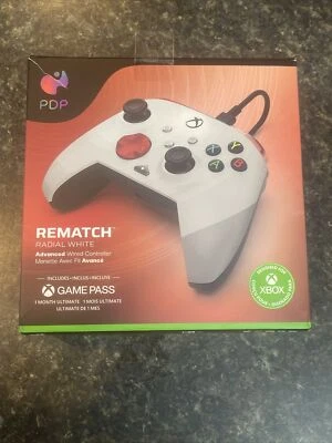 REMATCH Advanced Wired Controller: Radial White For Xbox Series X|S Xbox One PDP - Image 1 of 4