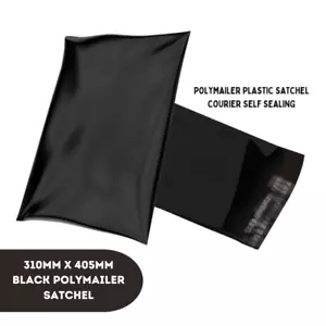 100pcs 310x 405mm Poly Mailer Plastic Satchel Courier Self Sealing Shipping Bag - Picture 1 of 8