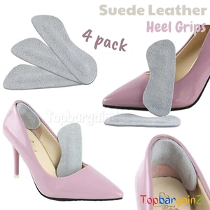 2 pares de empuñaduras de talón de gamuza almohadillas para botas de zapatos cojines cómodos protector contra ampollas - Imagen 1 de 12