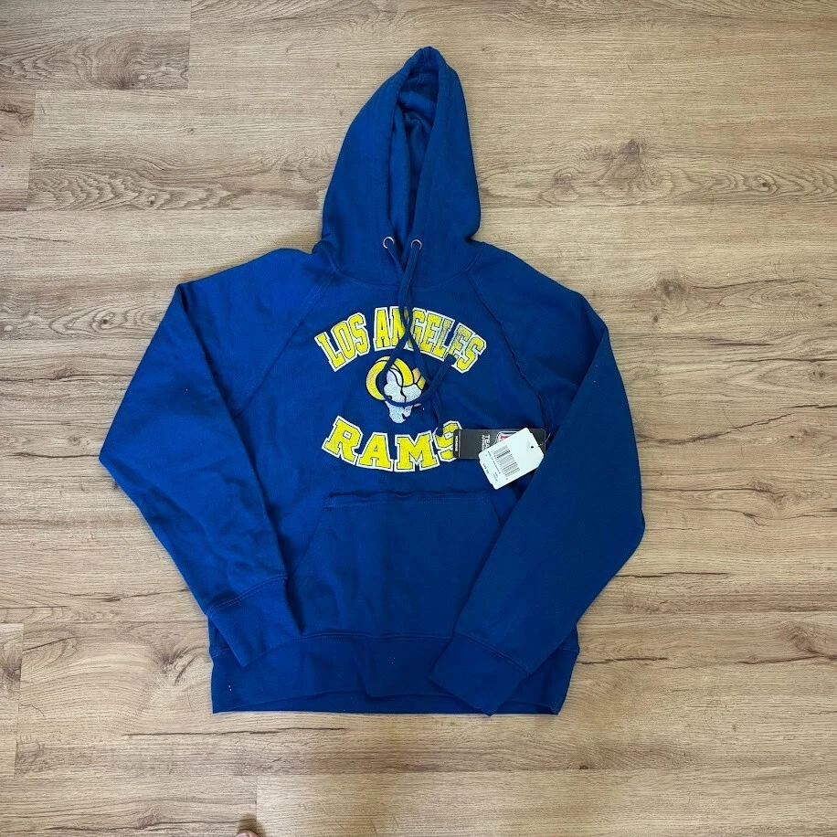 NFL Los Angeles LA Rams Pullover Sudadera con Capucha Mujer Azul Mediano Puka Kupp Foto 1 de 4