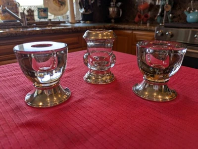 Sterling Silver Candle Holders & WALLACE Cigarette / Toothpick Holder "GREAT" - Image 1 of 4