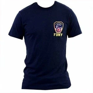 FDNY Men's Tee Embroidered Patch (Navy Blue) - Picture 1 of 1