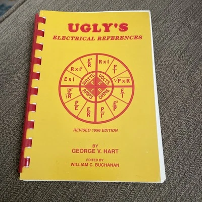 Ugly's Electrical References Revised 1996 Edition George V Hart Book Spiral EX - Image 1 of 2
