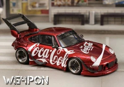 PORSCHE 911 - RWB993 High Wing  - Coca Cola - Street Weapon 1:64 - Immagine 1 di 4