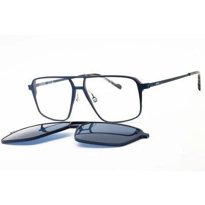 Gafas de sol Zeiss para hombre azul satinado metal navegador borde completo ZS23123LPMAG-SET 403 Foto 1 de 2