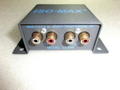 JENSEN TRANSFORMERS ISO-MAX CI-2RR  STEREO AUDIO HUM BUZZ NOISE GROUND ISOLATOR - Image 1 of 4