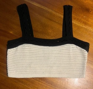 House Of Harlow 1960 New With Tags Knitted Crop Top Size Medium Boho Cute Retro - Picture 1 of 3