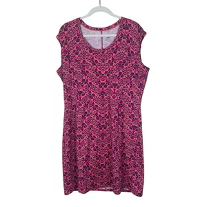 Title Nine Pink Espionage Dream Peony Athletic Dress Size XL Outdoors Hiking - Picture 1 of 5
