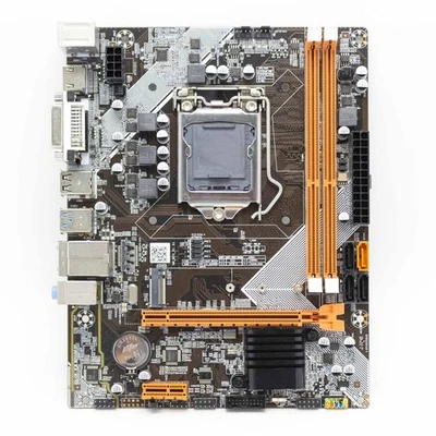 Placa madre Micro-ATX LGA1155 B75 con ranura M.2 VGA DVI HDMI 2 X DDR3 Foto 1 de 4
