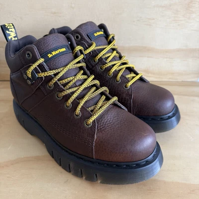 Botas Dr Martens Woodard Grizzly Cuero Con Cordones Marrón EE. UU. Hombres’s 12 Doc Foto 1 de 4