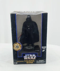 Vintage Star Wars Talking Bank Darth Vader Doesn't Move Only Talks As Is - Picture 1 of 3