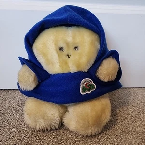 CHUBBLES Plush Blue Cape Animal Fair Vintage Stuffed Toy 1980's - Picture 1 of 7