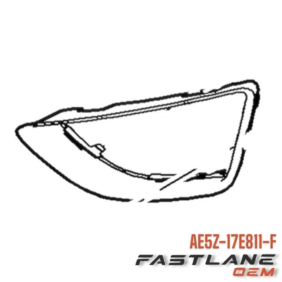 2010-2012 FORD FUSION ОБОДОК РЕШЕТКИ БАМПЕРА НОВЫЙ OEM AE5Z-17E811-F - Изображение 1 из 4