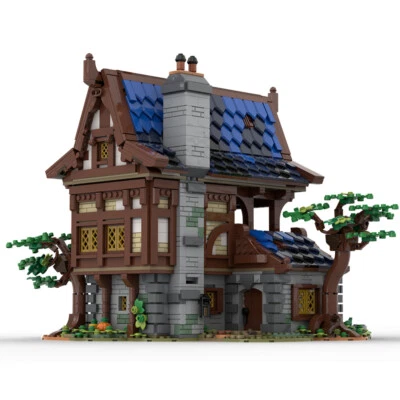 MOC: Modular Medieval Armory Model with Interior Building Toys Set 2404 Pieces - Image 1 of 4