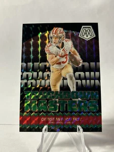 2024 Christian McCaffrey Panini Mosaic Green Mosaic Prizm Touchdown Masters - Picture 1 of 2