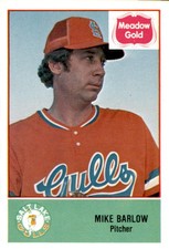 1978 Salt Lake City Gulls Cramer #21 Mike Barlow Oneonta New York Baseball Card