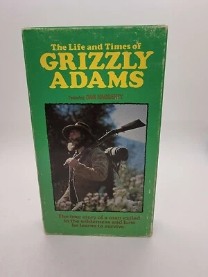 The Life and Times of GRIZZLY ADAMS 1989 VHS Video Cassette Tape Dan Haggerty - Image 1 of 4