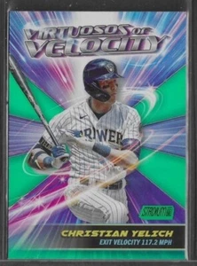 2024 Stadium Club #VV-19 Christian Yelich Green /50 Virtuosos of Velocity - Picture 1 of 2