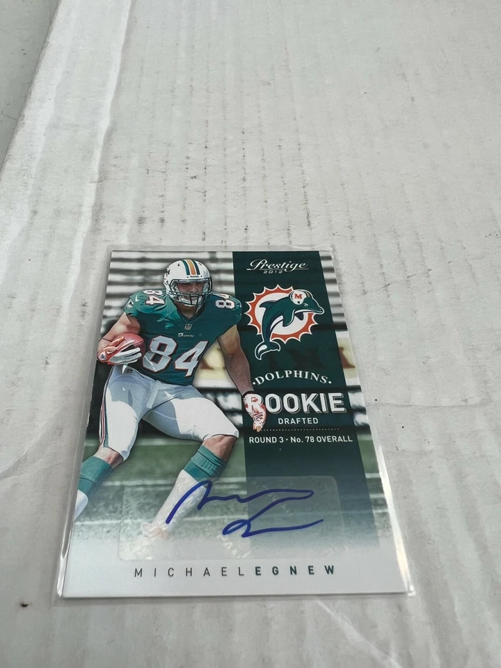 Michael Egnew 2012 Prestige Rookie Auto Card #266 Serial #194/899 - Image 1 of 1