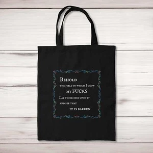 Bolso de Mano Behold The Field In Which I Grow My F*cks - Imagen 1 de 6