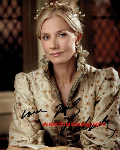 Joely Richardson Queen Catherine Parr The Tudors  Autograph UACC RD96 Cover
