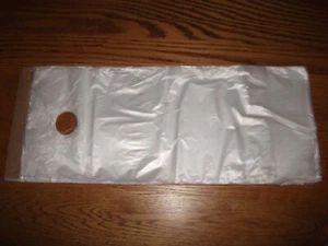 Poly Zeitung Türklinkentaschen, 700 ct. Klar-Silber. 7 1/2''x 18'' 0,4mil Grade. - Bild 1 von 1