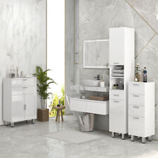 Bathroom Storage Cabinet, Toilet Paper Cabinet, White