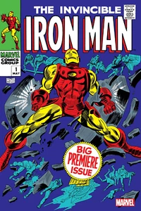 The Invincible Iron Man Issue 1 Comic Book Poster Tony Stark - Picture 1 of 1