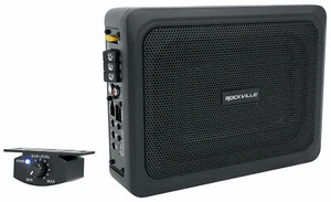 Rockville RW68CA 400w 6x8 Slim Under-Seat Active Powered Car/Truck Subwoofer Sub - Picture 1 of 12