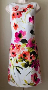Lauren Ralph Lauren Blumenmuster Kreppmantel Kleid neu mit Etikett Größe 10, 12 - Bild 1 von 6