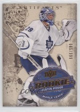 2008-09 Upper Deck Artifacts /999 Justin Pogge #301 Rookie RC
