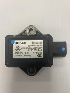 ๐ 2002-2005 AUDI A4 B6 YAW TURN RATE ACCELERATION STABILITY SPEED SENSOR UNIT - Picture 1 of 4