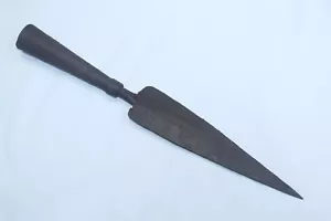 Antiker Stammesspeer Speer Bhala Dolch Stiletto Stiefel Survival Bowie B683 - Bild 1 von 5