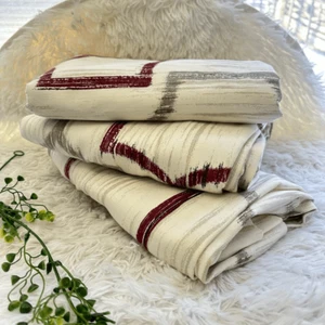 Richloom Home Fashions 100% Cotton Grommet Curtain 3 Pc Set 82” x 51” - Picture 1 of 6
