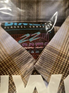 DIXXON x 22 JUMPS TWIN FALLS Collab Edizione Limitata Flanella - Uomo Large - Foto 1 di 3