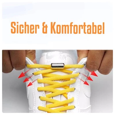 Lacci Elasticizzati Fasce per Scarpe ⭐️ Piatti Senza Fasce Senza Chiusura Nodi - Immagine 1 di 4