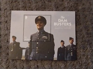 JERSEY MINIATURE SHEET 2018 THE DAM BUSTERS - Picture 1 of 2