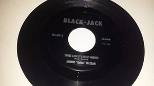 JOHNNY WATSON Those Lonely GENE THOMAS  BLACK-JACK 8013 45 7" VINYL RECORD - Bild 1 von 2