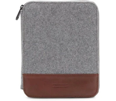 Ben Minkoff Men's Gray Wool Zip Ipad Sleeve - Image 1 of 2