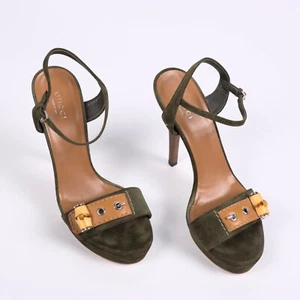 Gucci Ope Toe Pumps Riemchen Heels Größe EU 37,5 / US 7,5 - Bild 1 von 7