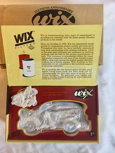 Filtros WIX 60 aniversario 1939 panel de dosel Chevrolet y banco de filtros de era. - Imagen 1 de 5
