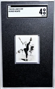 1948 Kellog's Pep George McAfee Rookie Card RC SGC 4 VG-EX Chicago Bears HOF - Picture 1 of 2