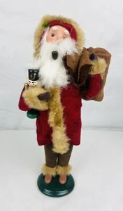 2011 BYERS CHOICE Night Before Christmas BABBO NATALE CAROLER bambola Joyce Byers - Foto 1 di 10