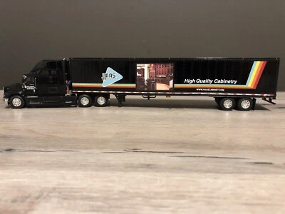 Gabinetes Haas IH 9200 DCP 30174 escala 1:64 semi con remolque furgoneta seca Foto 1 de 4