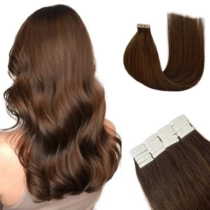 Extensiones de cabello con cinta adhesiva - naturales, duraderas y sin costuras - calidad premium - Imagen 1 de 14