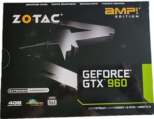 Zotac GTX 960 4GB DDR5 AMP! EDITION mit OVP Grafikkarte, TOP - Bild 1 von 8